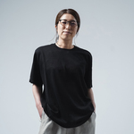 【早割! 数量限定/Sサイズ】肌がえらぶ リネンのTシャツ 防臭 防菌 / 黒 t020r-bck2-s