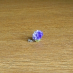 ドールサイズの紫陽花かんざし(桔梗色)