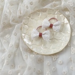 lace ribbon hairtie