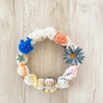 羊毛フェルト⭐︎くまさんと海のおともだちリース🧸①