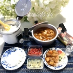 hand made ミニチュア　ドールハウス　昭和　レトロ　おばあちゃんのライスカレーセット