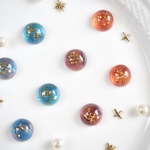  星光る宇宙 ピアス (星空)