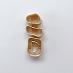 1点// クレイカッター ポリマークレイ ポリマークレイカッター クッキー型 3Dプリンタ 型抜き polmerclay  claycutter  clayearrings　粘土 クレイ 