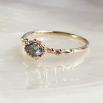【一点物】ゾイサイトのK10ピンキーリング