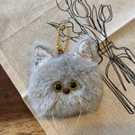 保護猫チャリティキーホルダー【グレーさん】