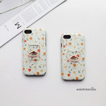 チューリップ ✿ iphoneケース リング付き iphone8 iphoneSE2 iphone7 他✿ バンカーリング 付き ♥ 花柄 シリコン ソフトケース