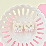 苺みるく♡Candy cat /イヤリング 