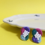 【期間限定値下げ！】 omimi 刺繍 ピアス イヤリング