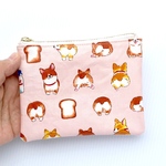 感謝セール品❤️コーギーちゃんのおしり💕　便利ラミネート ミニポーチ　12cmファスナー