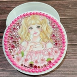 デコ プラスチックケース 小物入れ コラージュ キラキラ