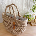 ★受注発注★Pattern knitting＊ bag