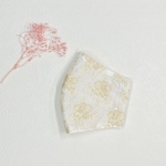 シルクマスク サラッと快適 肌荒れ防止 [レースマスク・ベージュ]