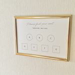 【ウェディング】テーブル配置表