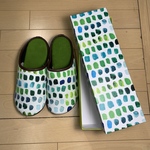 値下げ！箱入りチャールストンタイプルームシューズMサイズ