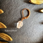 〖再販〗[片耳ピアス] 〘クリスタルカラー〙スカル アミュレットチャーム/Skull amulet charm