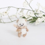 Proomy ラテ色赤ちゃんクマさん ミニチュア テディベア ドール