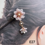 E27 一輪花簪　木簪　花簪　花のかんざし　かんざし　1本かんざし　