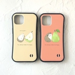 組み合わせ自由　洋ナシとハリネズミスマホケース（iPhone13も対応可能）