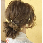 再×3販✴︎NEWチェーン✴︎Pearlとstardustのゴールドヘアアクセサリー ✴︎送料無料✴︎