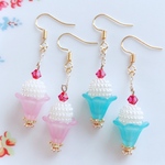 ひんやりアイスクリームピアス/イヤリング♡
