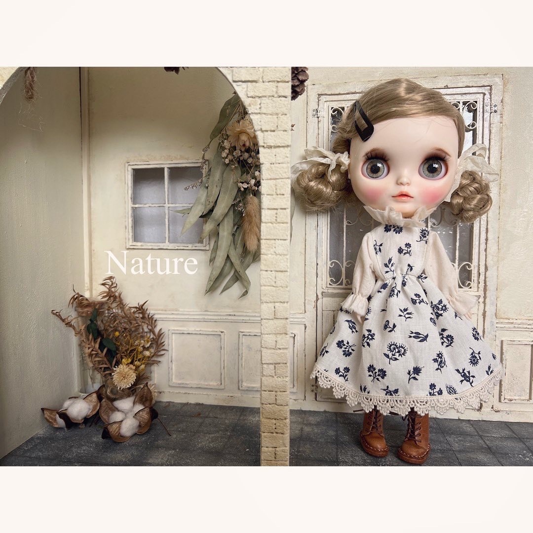 MANA リカちゃんの服　ハンドメイド ______ めずらしくお洋服全部自作だ🪡🧵 #リカちゃん #リカ