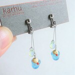 ラムネクリームソーダのピアス/イヤリング　ミニチュア