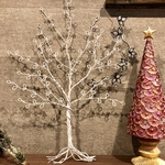 ＊ しゃぼん玉の木＊　ホワイトワイヤーアート　～BUBBLE　TREE～
