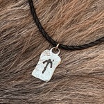 【SALE】ルーンのお守りペンダント（テュール）