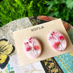 かすみ草ピアス