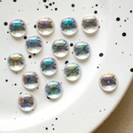 ［14個］アクリル オーロラ ラウンド カボション / φ12mm
