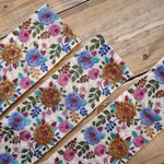 30㎝〜45㎝カット済　ランダム3本入り　計1m強【インド刺繍リボン】　シフォン　刺繍  リボン　りぼん