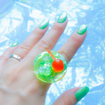 🍒メロンソーダリング🍈ライムグリーン