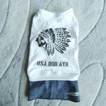 犬服！Ｌsize！インディアン　デニムスカート
