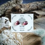 紅い海  10mmピアス・イヤリング