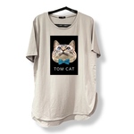 うちの子♡接触冷感！ひんやりTシャツ(オーガニックコットン100%)UVカット機能付/カラー背景デザイン