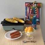 20時販売開始します。ロースターペールアクア くまちゃん花火 ミニチュア夏祭りセット
