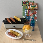 20時販売開始します。ロースターアッシュホワイト とんぼ花火 ミニチュア夏祭りセット