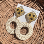 専用ページ❤︎sakiさま　ひまわり🌻イヤリング3点セット❤︎