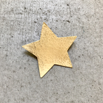 真鍮　ブローチ　星