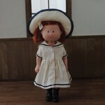 マドレーヌちゃん　タイニーベッツィー用　セーラーワンピースセット　オフホワイト