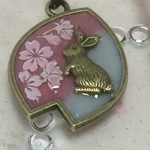 うさぎと桜のブックマーカー      送料無料🌸
