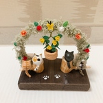 薔薇とねこ