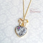 damask heart   ペンダントネックレス