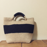 ライン麻バック