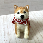 おすわり柴犬🐕(赤柴)羊毛フェルト