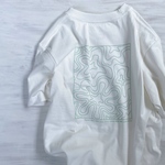 ビッグシルエット self love club 半袖Tシャツ/オフホワイト
