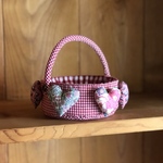 ハートの小物入れ＊リバティpinkベッツィ