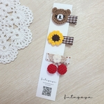 【感謝set】baby＆kidsaccessory︎︎◌3点set ヘアクリップ  赤ちゃん 子供 髪飾り 