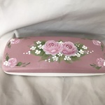 薔薇のメガネケース★トールペイント★ピンク