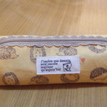 （ラスト再販）　はりねずみのペンケース☆（レースのファスナー）　